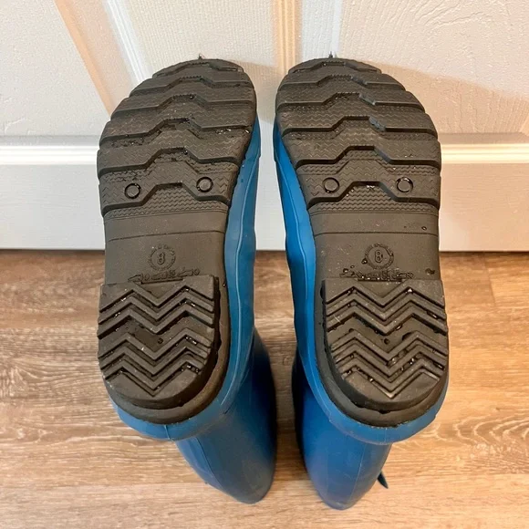 Kamik Jennifer Waterproof Tall Blue Rain Boots, Women’s Size 8 - Picture 6 of 7